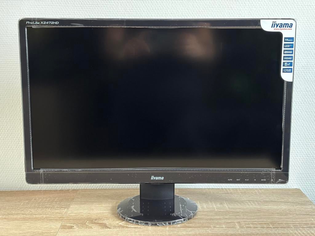 iiyama ProLite 24” FHD, 60hz, HDMI, 24-bit high res (NEW!), HDMI, Full HD, Ophalen of Verzenden, Zo goed als nieuw