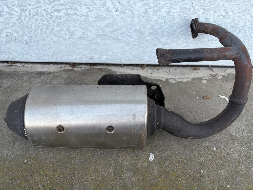 Uitlaat Peugeot Vivacity 2-takt brom - Gebruikt, Ophalen, Gebruikt, Uitlaat, Peugeot