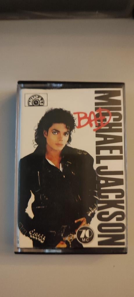 Michael Jackson - Bad, Cd's en Dvd's, Cassettebandjes, Ophalen of Verzenden, Zo goed als nieuw, Pop, 1 bandje