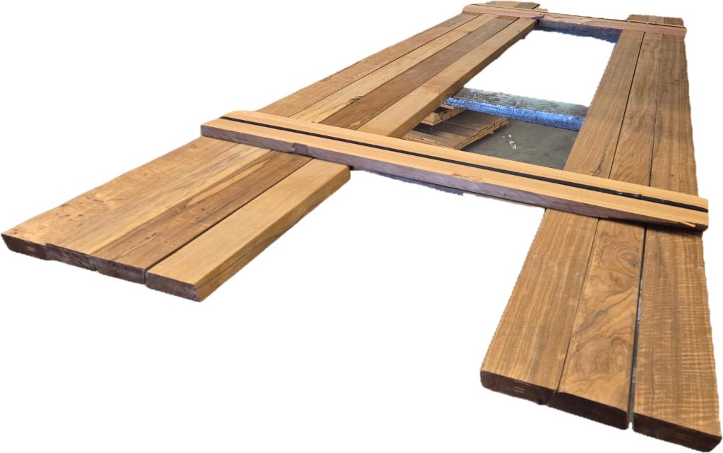 Hardhouten planken - Trapezium profiel - nr: HP6, Tuin en Terras, Ophalen, Planken, Nieuw, Hardhout