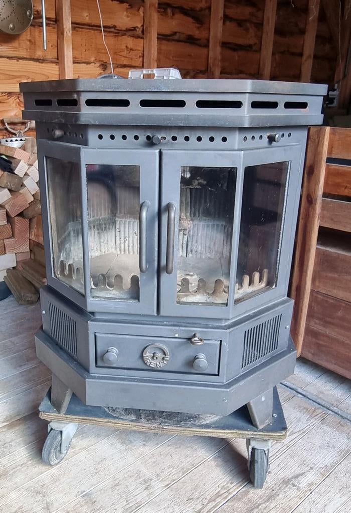 Reny Oslo XL houtkachel, Huis en Inrichting, Ophalen, Gebruikt, Hout, Houtkachel