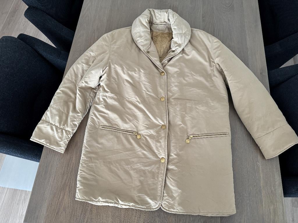 Jas - Jobis maat 38, Maat 38/40 (M), Beige, Ophalen of Verzenden, Zo goed als nieuw
