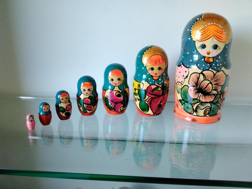 Baboesjka 7-delig, Verzamelen, Beelden en Beeldjes, Ophalen of Verzenden