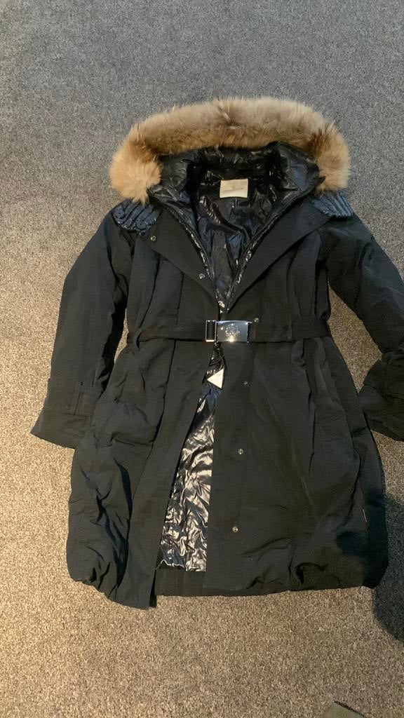 Moncler jas maat 3, Ophalen, Zo goed als nieuw, Maat 38/40 (M), Zwart