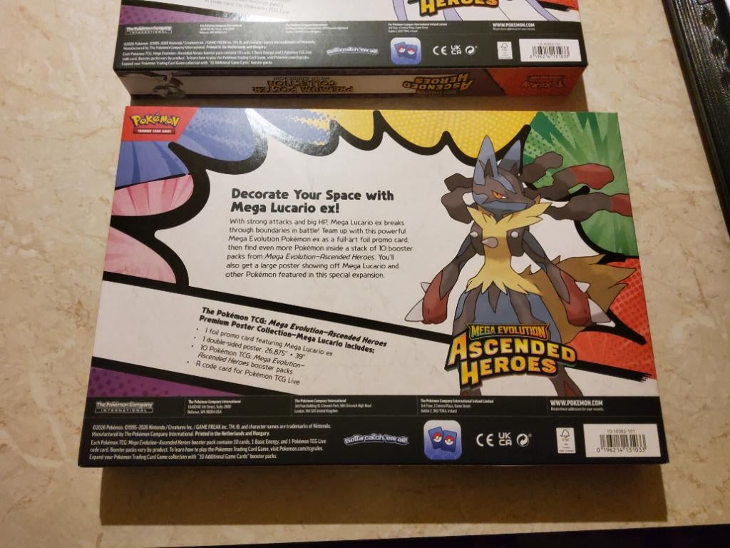 Pokemon Ascended Heroes Premium Poster Collection, Ophalen of Verzenden, Nieuw, Overige typen