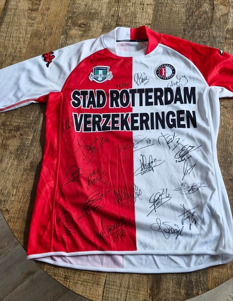 Gesigneerd Feyenoord shirt 03/04 - Uniek Collecters Ite, Ophalen of Verzenden