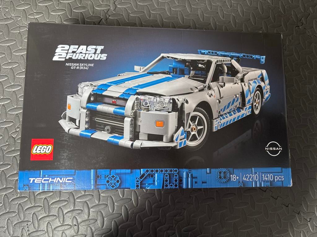 Lego Technic Fast & Furious Nissan Skyline GT-R (R34), Ophalen of Verzenden, Nieuw, Complete set, Lego