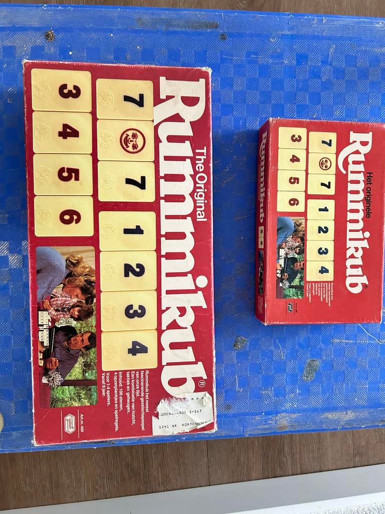Rummikub - Het originele cijferspel, Hobby en Vrije tijd, Gezelschapsspellen | Overige, Drie of vier spelers, Ophalen, Gebruikt
