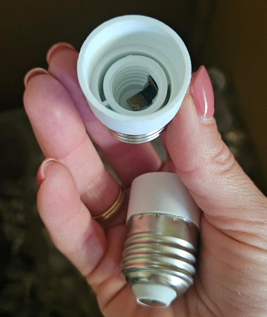 Restpartij verloopfitting E27 naar E14 fitting converter, Ophalen of Verzenden, Nieuw, Overige typen