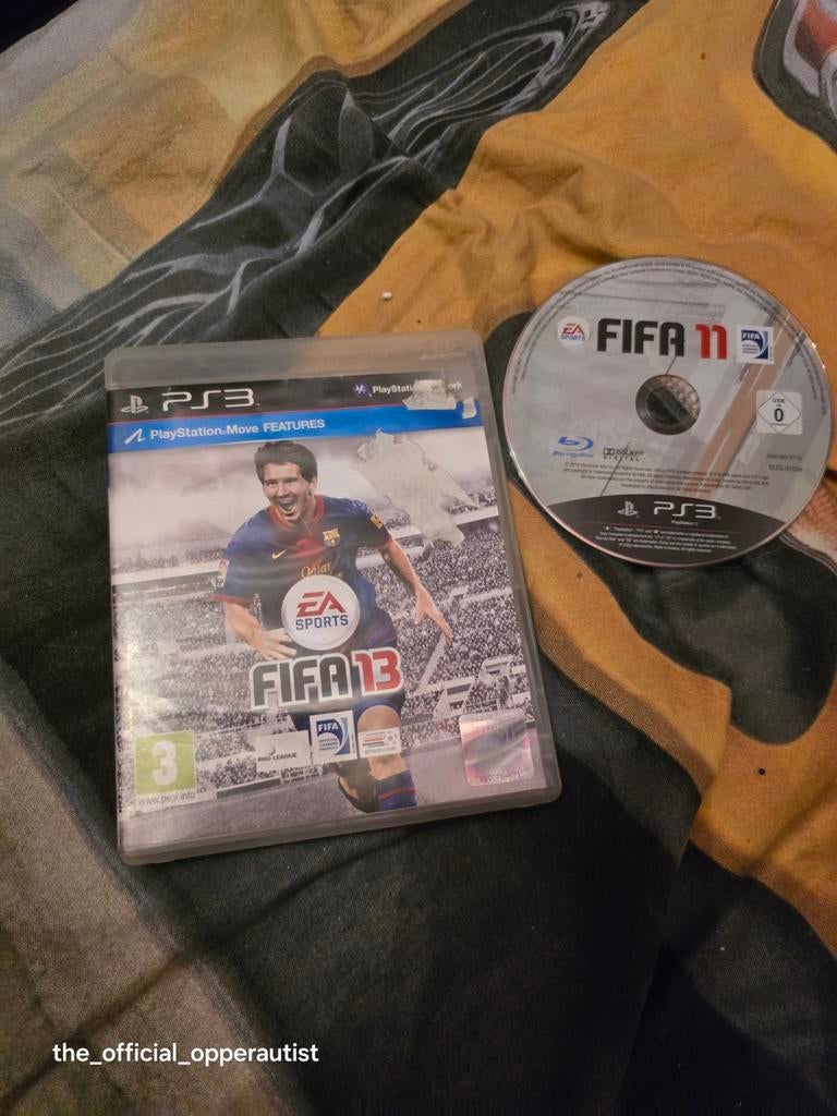 Ps3 fifa 11 en 13, Spelcomputers en Games, Games | Sony PlayStation 3, Ophalen of Verzenden, Zo goed als nieuw, Sport, 3 spelers of meer