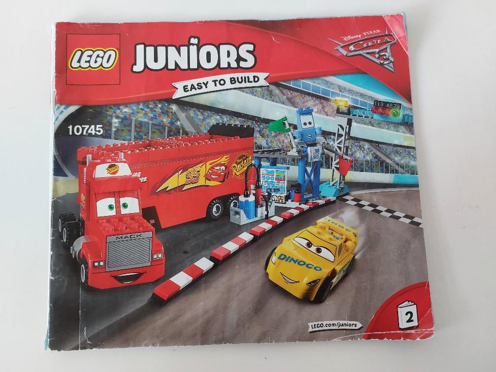 Lego Juniors 10745 Florida 500 Final Race Cars, Compleet, Overige thema's, Lego, Ophalen of Verzenden