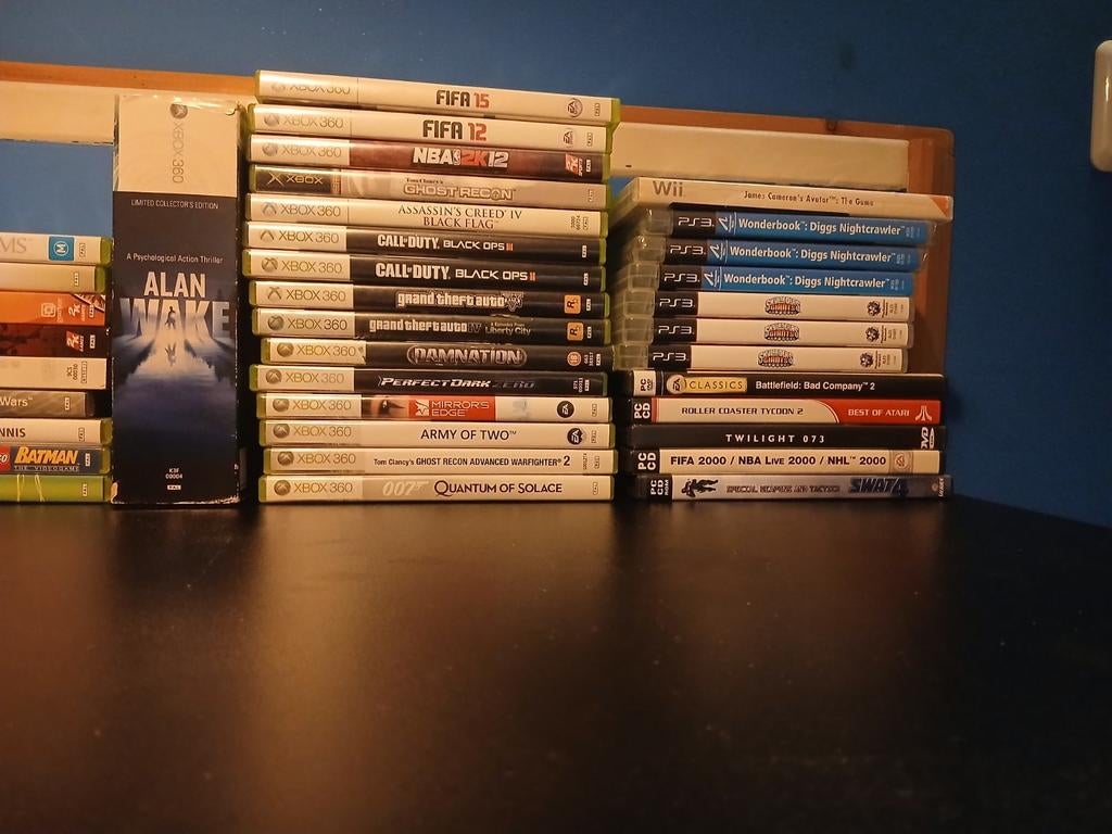 Games xbox 360 en consoles xbox 360, Spelcomputers en Games, Spelcomputers | Xbox 360, Ophalen of Verzenden, Met 3 controllers of meer