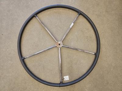 Stuurwiel RVS leder Jeffa 900 mm, Niet ingevuld, Nieuw, Niet ingevuld, Niet ingevuld