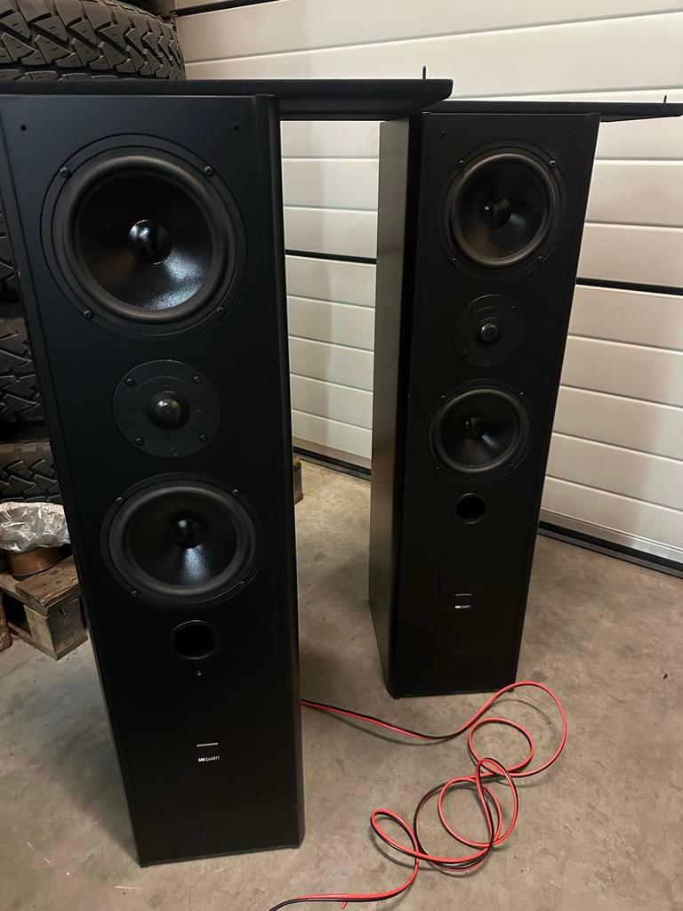Mb quart speakers zuilen boxen, Audio, Tv en Foto, Luidsprekers, Gebruikt, 60 tot 120 watt, Front, Rear of Stereo speakers, Ophalen