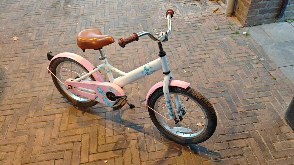 Kinderfiets 16 inch, Fietsen en Brommers, Fietsen | Kinderfietsjes, Ophalen, Gebruikt, 16 tot 20 inch