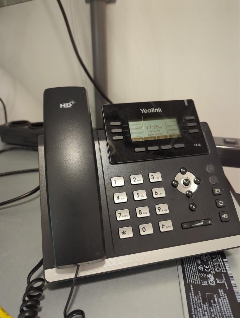 Yealink T41S VOIP Telefoon, Telecommunicatie, Vaste telefoons | Handsets en Draadloos, Ophalen of Verzenden, Gebruikt, 1 handset