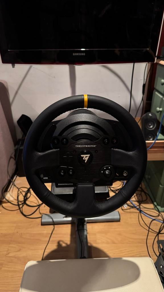 Playseat met Thrustmaster TX Leather Edition en shifter, Gebruikt, 1 speler, Racen en Vliegen, Ophalen of Verzenden