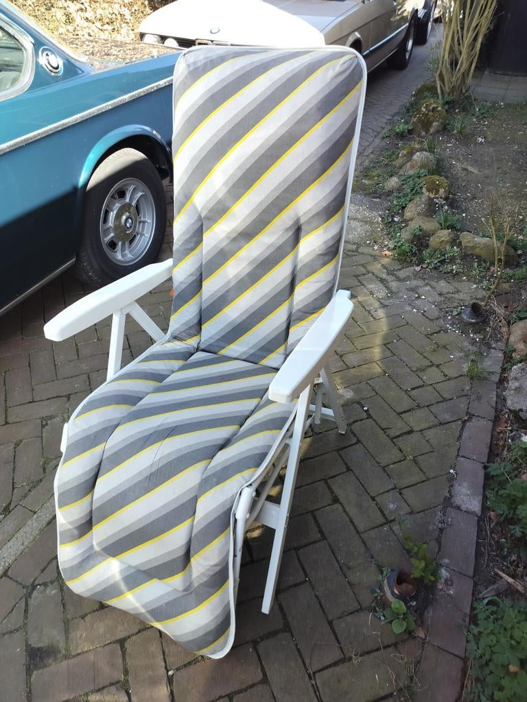 Relaxstoel "Kurz" - Verstelbaar en Inklapbaar, Ophalen of Verzenden, Gebruikt, Metaal, Verstelbaar