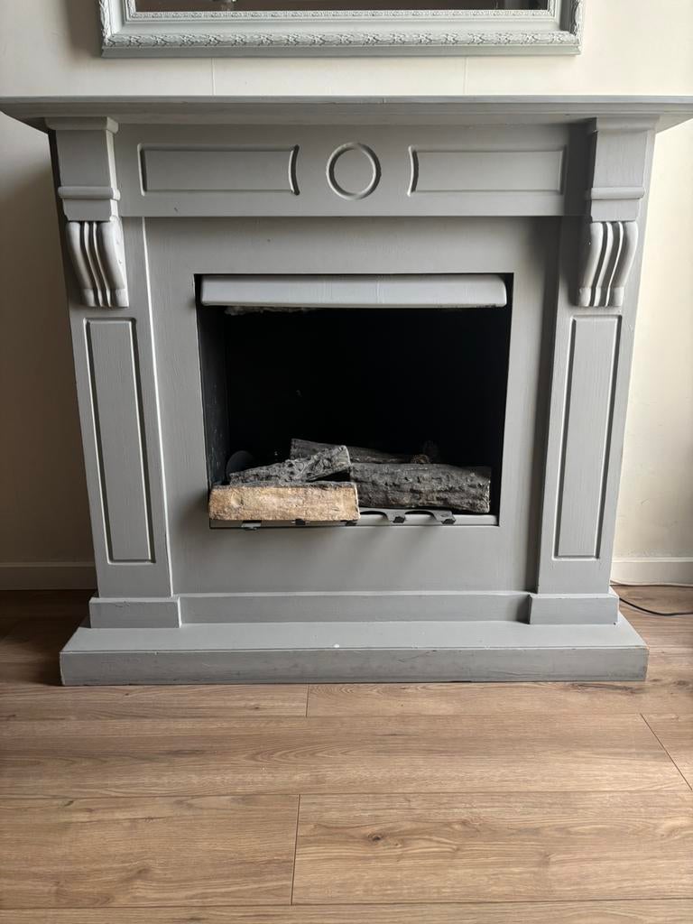 Schouw openhaard, Huis en Inrichting, Haarden, Ophalen, Zo goed als nieuw, Vrijstaande haard, Overige soorten