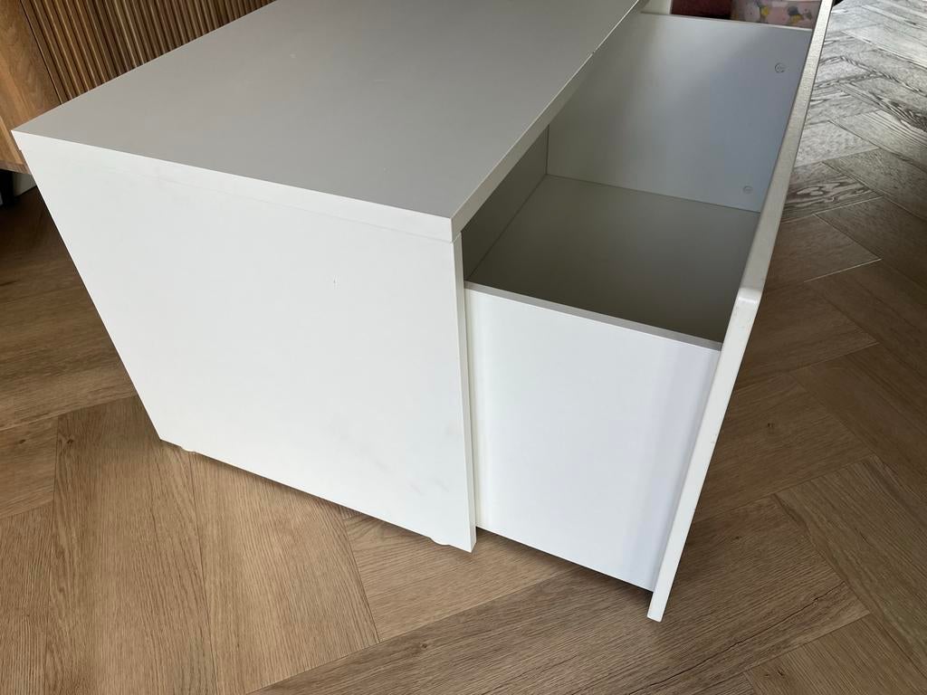 Ladeblok wit/licht hout - ikea smastad, 1 of 2 laden, Zo goed als nieuw, Minder dan 100 cm, 25 tot 50 cm