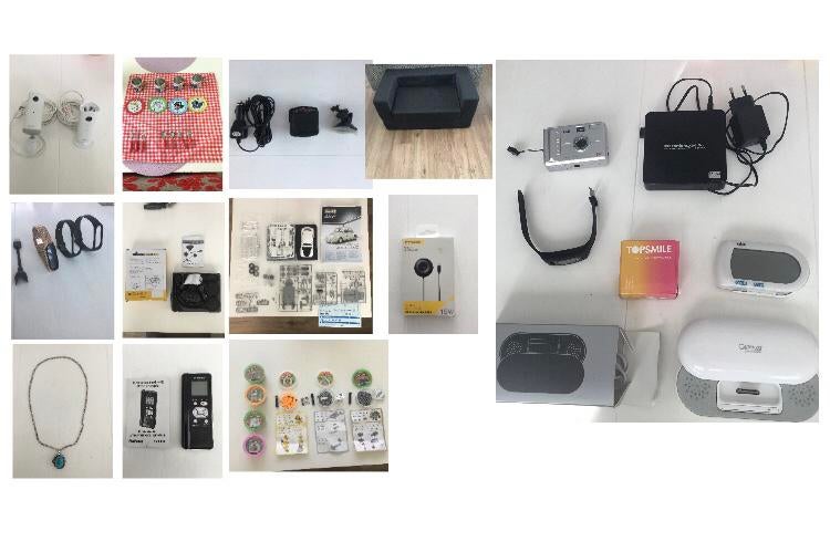 tas vol rommelmarkt spullen veel elektra, leuke handel, Ophalen, Zo goed als nieuw