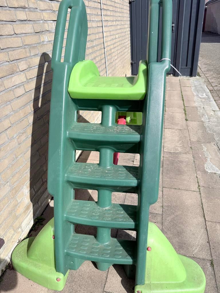 Little Tikes Glijbaan - Groen, Kinderen en Baby's, Speelgoed | Buiten | Speeltoestellen, Ophalen of Verzenden, Gebruikt, Glijbaan
