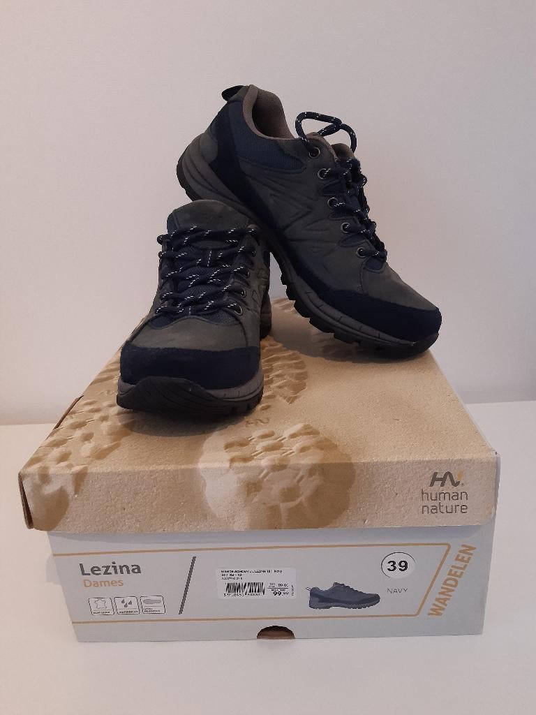 Nieuwe Wandelschoenen Dames - Maat 39 - Human Nature - Navy, Sport en Fitness, Bergsport en Wandelen, Ophalen, Nieuw, Schoenen