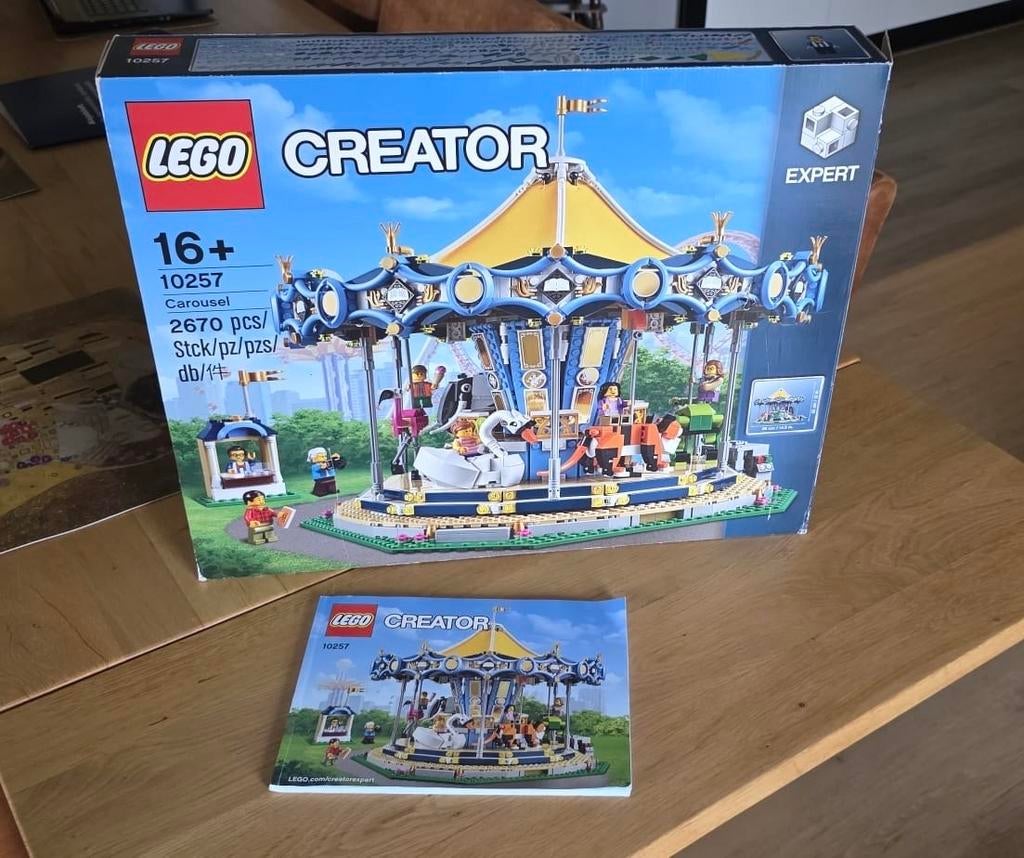 LEGO Creator Draaimolen 10257 met verlichting, Gebruikt, Lego, Ophalen of Verzenden, Compleet