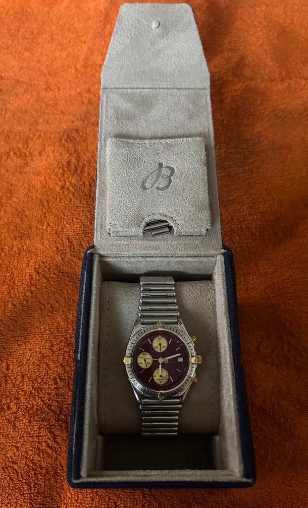 Breitling Chronomat Heren B13048 (1990/1995), Ophalen of Verzenden, Zo goed als nieuw, Staal, Breitling