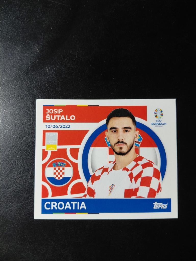 Josip sutalo (kroatie/afc ajax) topps ek 2024, Verzamelen, Ophalen of Verzenden, Nieuw, Ajax, Poster, Plaatje of Sticker