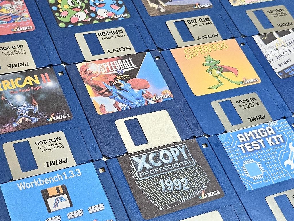 Commodore Amiga 500 1000 Utils & Games Spellen op Disk, Computers en Software, Vintage Computers, Verzenden