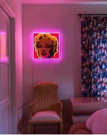 Marilyn Monroe pop art decoratie wand verlichting en andere, Nieuw, Ophalen of Verzenden, Info@americansaleshop.nl, Maastricht