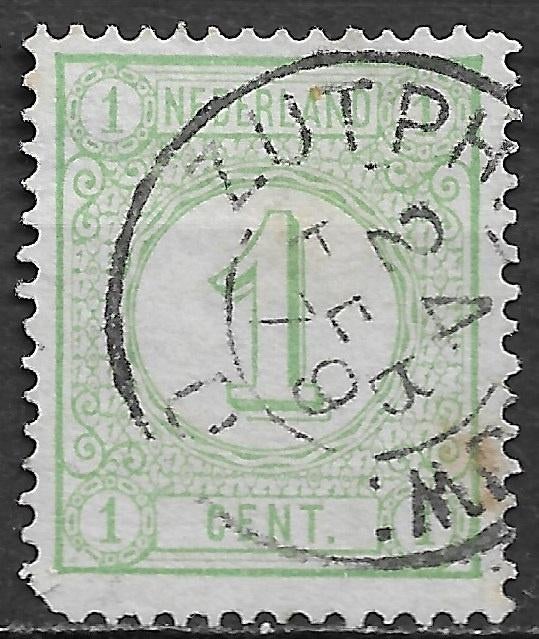 86. nederland nvph 31 KR stempel ZUTPH.-LEEUW., Ophalen of Verzenden, T/m 1940, Gestempeld