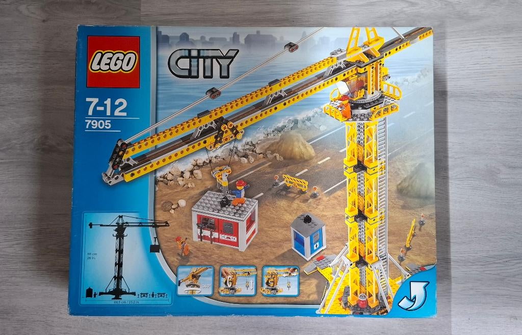 Lego City 7905 De Bouwkraan, Ophalen, Nieuw, Complete set, Lego