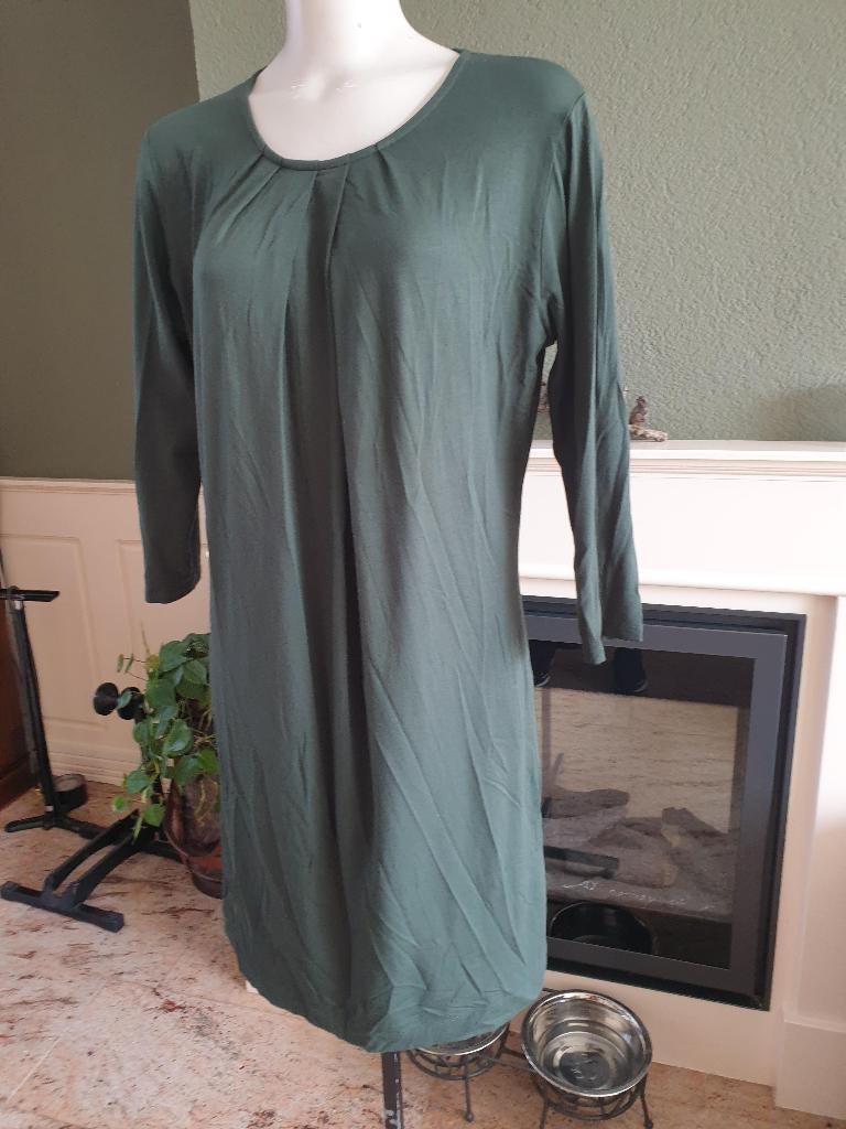 Summum Woman mooie groene jurk L 42 44, Summum Woman, Verzenden, Maat 42/44 (L), Zo goed als nieuw