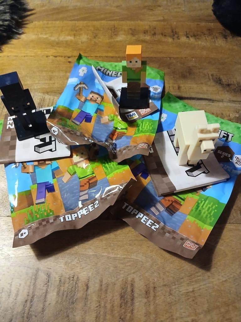 Minecraft Toppeez: Lama en Ridderskelet , Alex !!, Ophalen, Nieuw, Jongen of Meisje