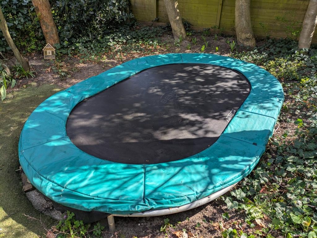 Berg Airflow trampoline 350 x 250 cm, Ophalen, Gebruikt