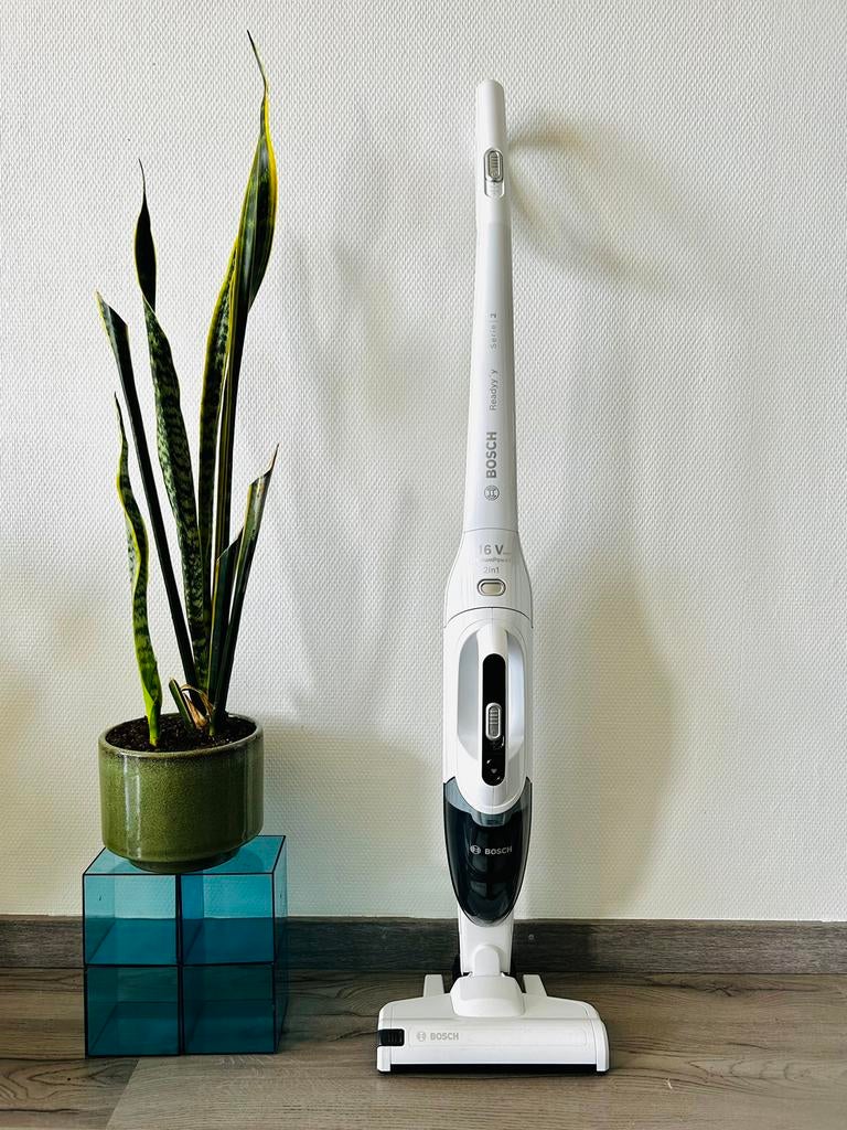 Steelstofzuiger Bosch Readyy’y Serie 2, Witgoed en Apparatuur, Stofzuigers, Ophalen, Stofzuiger, Zo goed als nieuw, Minder dan 1200 watt