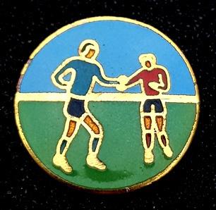 Boksers speld- rond emaille, Verzenden, Nieuw, Transport, Speldje of Pin