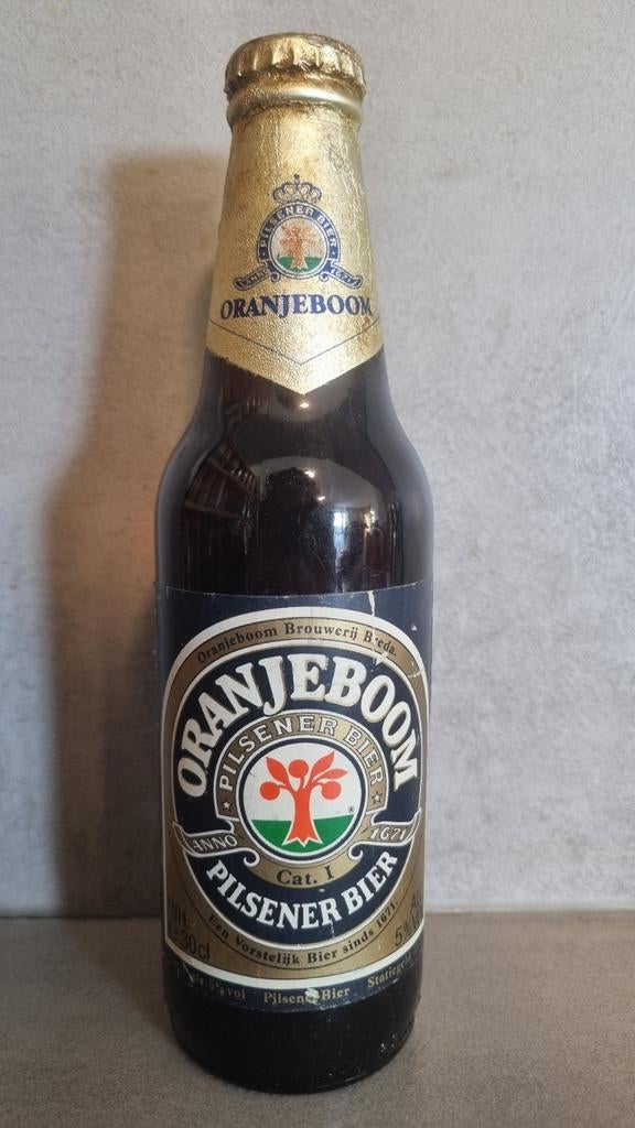 Oranjeboom - Oranjeboom Brouwerij, Breda - 30cl - tht '90, Ophalen of Verzenden, Gebruikt, Flesje(s), Oranjeboom