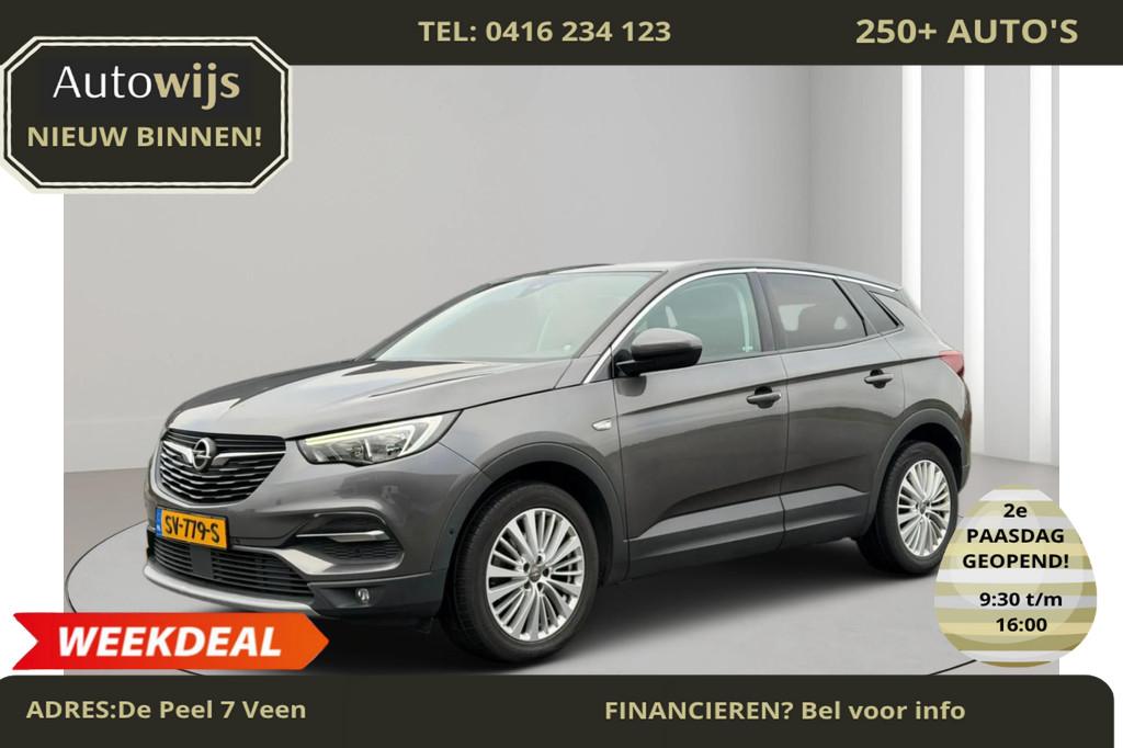 Opel Grandland X 1.2 Turbo Innovation|NAVI|LED|PDC|LM-VELG|K, Voorwielaandrijving, Stof, Gebruikt, 1199 cc