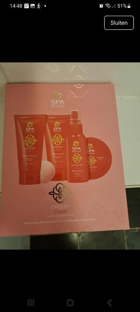 doos spa exclusives, Ophalen of Verzenden, Nieuw, Overige typen