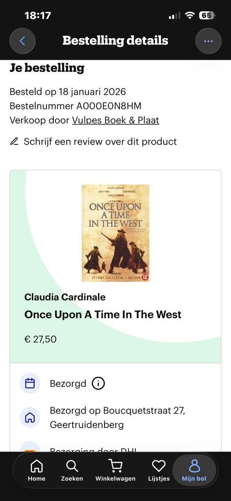 Once Upon a Time in the West - Special Edition DVD, Vanaf 9 jaar, Ophalen of Verzenden, Zo goed als nieuw, Boxset