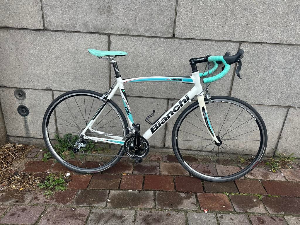 Bianchi via nirone zgan, Fietsen en Brommers, Carbon, Zo goed als nieuw, 57 tot 61 cm, Meer dan 20 versnellingen