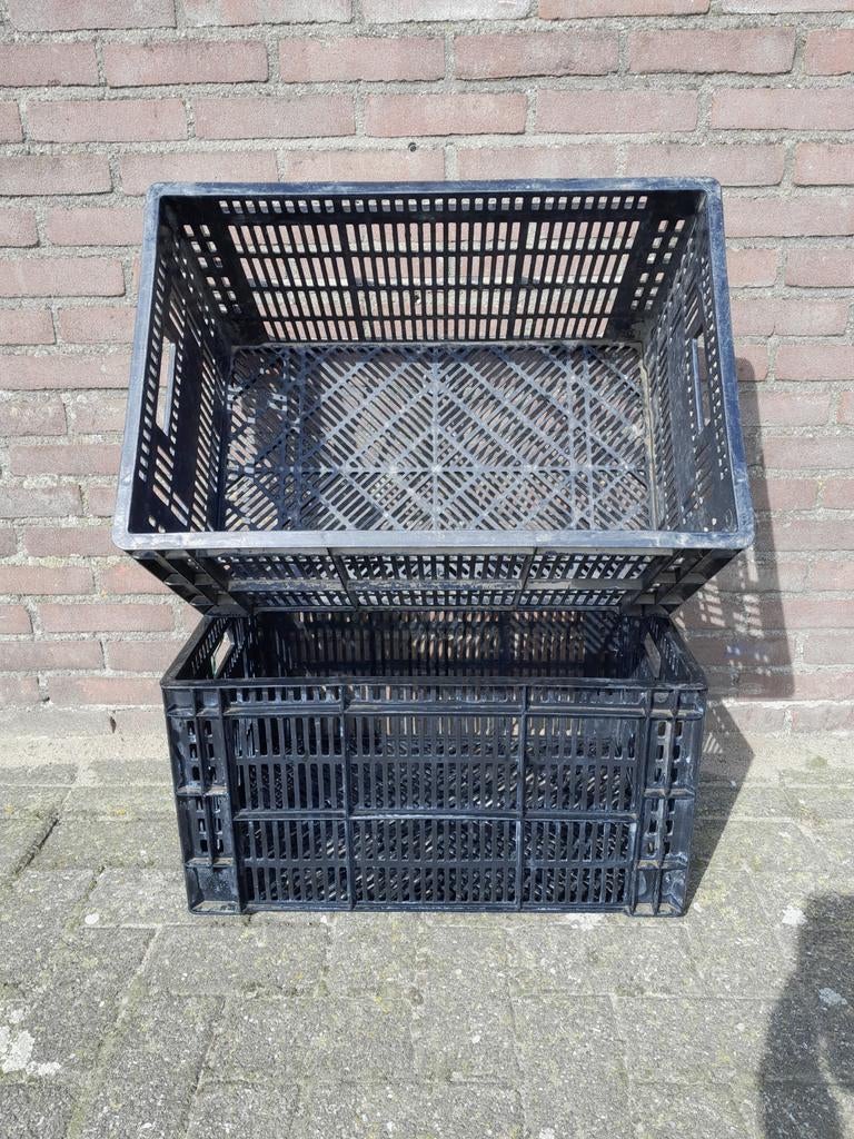 Kunststof kratten ( 60 x 40 x 32 ), Ophalen, 40 tot 60 cm, 50 tot 75 cm, Minder dan 35 cm