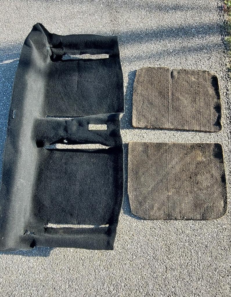 Volkswagen Golf 1 mk1 3 deurs 1977 tapijt / tapijtset zwart, Ophalen, Gebruikt, Volkswagen