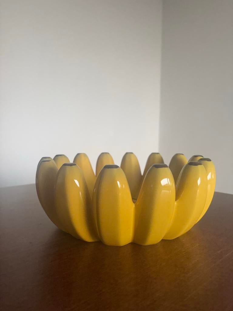 Bananen schaal, Ophalen, Gebruikt, Porselein of Keramiek, Schaal