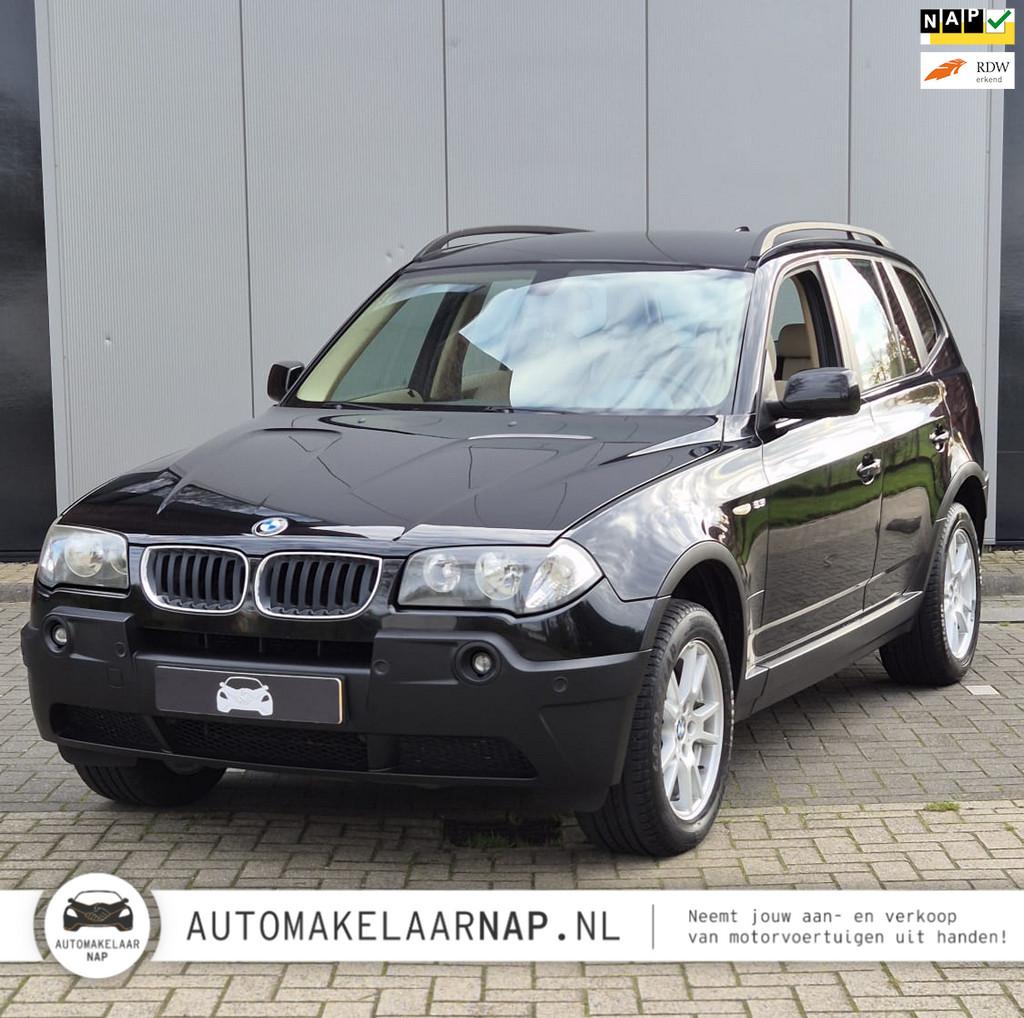 BMW X3 2.5i Executive / Dealer onderhouden / Youngtimer / Au, Automaat, Zwart, Origineel Nederlands, Bedrijf