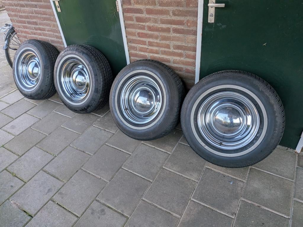 Amerikaanse wielen/velgen multi steek 5x5 en 5x5,5, Auto-onderdelen, Ophalen, Gebruikt, 15 inch, Banden en Velgen