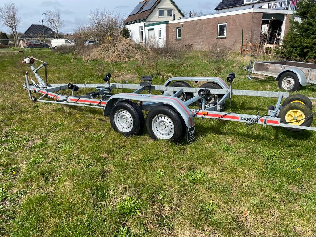 Knappe Damco DK-2600 trailer, Watersport en Boten, Boottrailers, Ophalen, Minder dan 6 meter